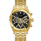 Guess - U0379G4 - Black and Gold-Tone Classic Chronograph Sport Watch
