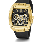 Guess - GW0202G1 - Black And Gold-Tone Square Multifunction Watch