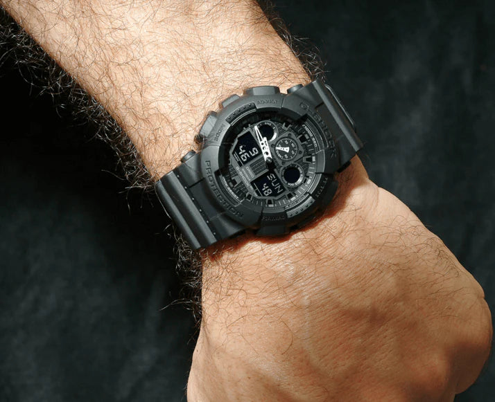 G Shock GA100 1A1 Men s Watch Montres Big Time Watches