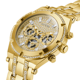 Guess - GW0261G2 - Gold-Tone Rhinestone Multifunction Watch
