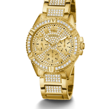 Guess - U1156L2 - Rhinestone Gold-Tone Multifunction Watch