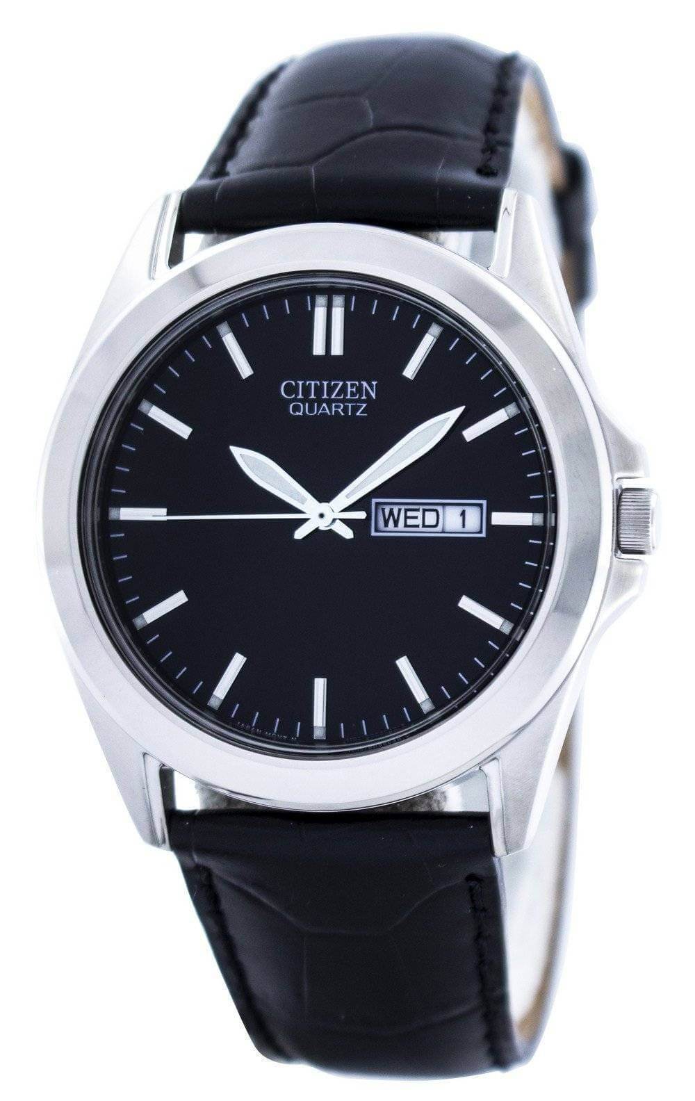 Citizen quartz sale watch leather band