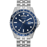Guess - GW0220G1 - Silver Tone And Blue Sport Watch