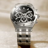 Guess - GW0260G1- Silver-Tone Multifunction Watch