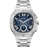 Guess - GW0572G1 - Silver-Tone and Blue Multifunction Watch