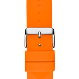 Guess - GW0203G10-Montre multifonction orange plastique et silicone