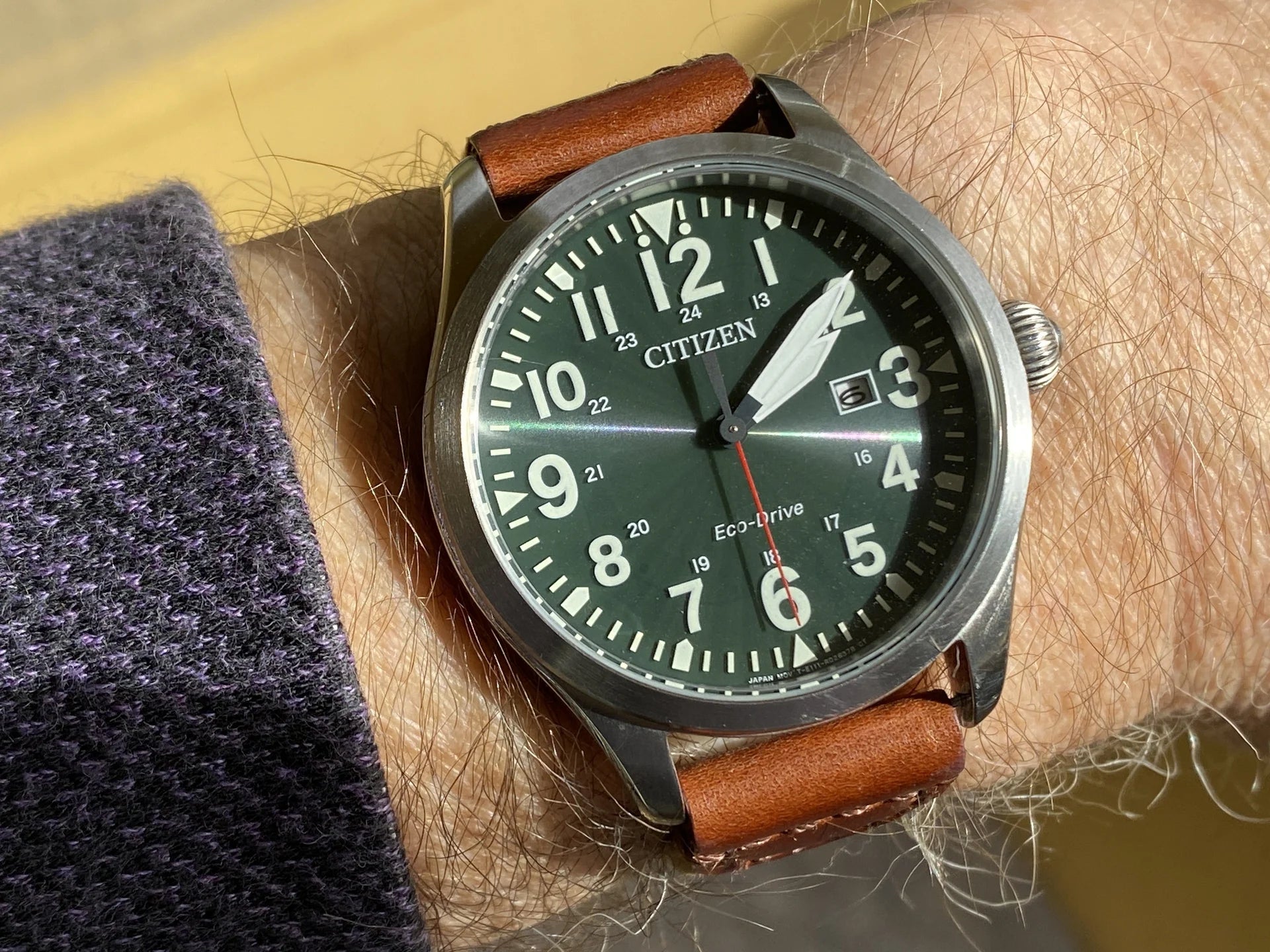 Eco drive 2025 sports watch