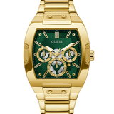 Guess - GW0456G3 - Gold-Tone and Green Multifunction Watch