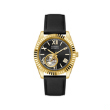 Guess • GW0985G2 • Black Gold Tone Automatic Men's Watch