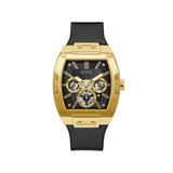 Guess - GW0202G1 - Black And Gold-Tone Square Multifunction Watch