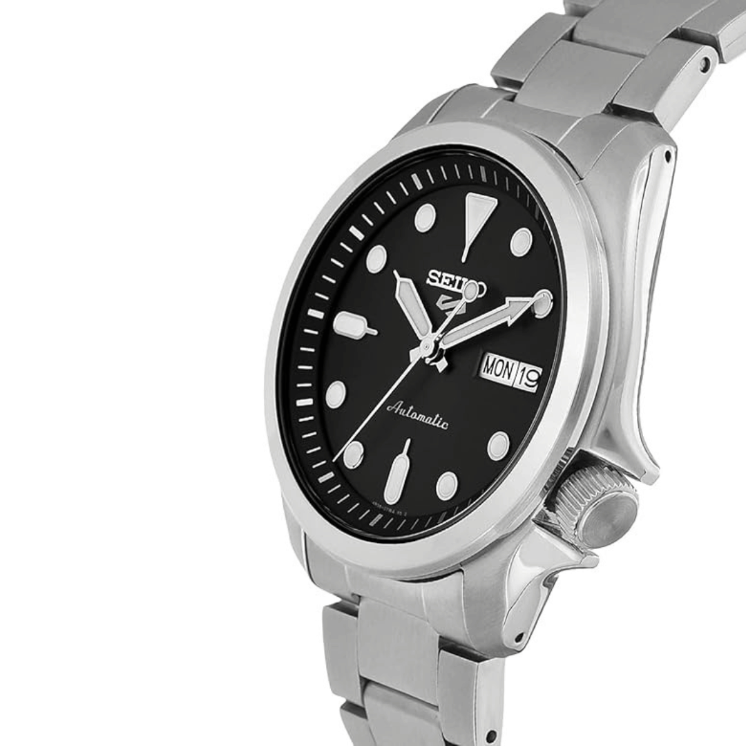 Seiko 5 Sports Automatic Black Dial Unisex Watch SRPE55