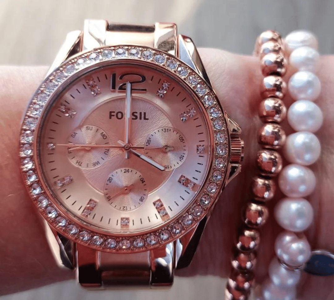 Fossil ES2811 Riley Multifunction Montres Big Time Watches