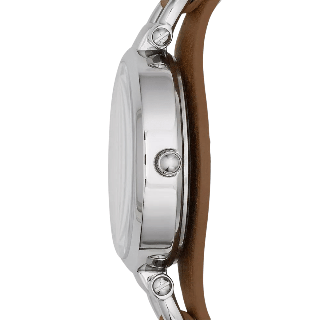 Fossil georgia stainless steel watch on sale
