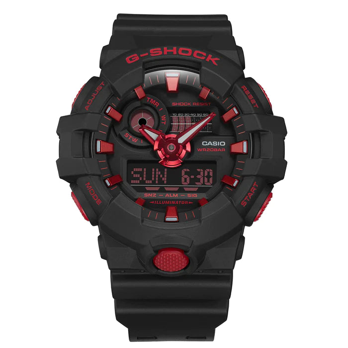 G Shock GA700BNR 1A Ignite Red Watch Montres Big Time Watches