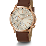 Guess • GW0540G4 • Brown Rose Gold Tone Multi-function Men's Watch