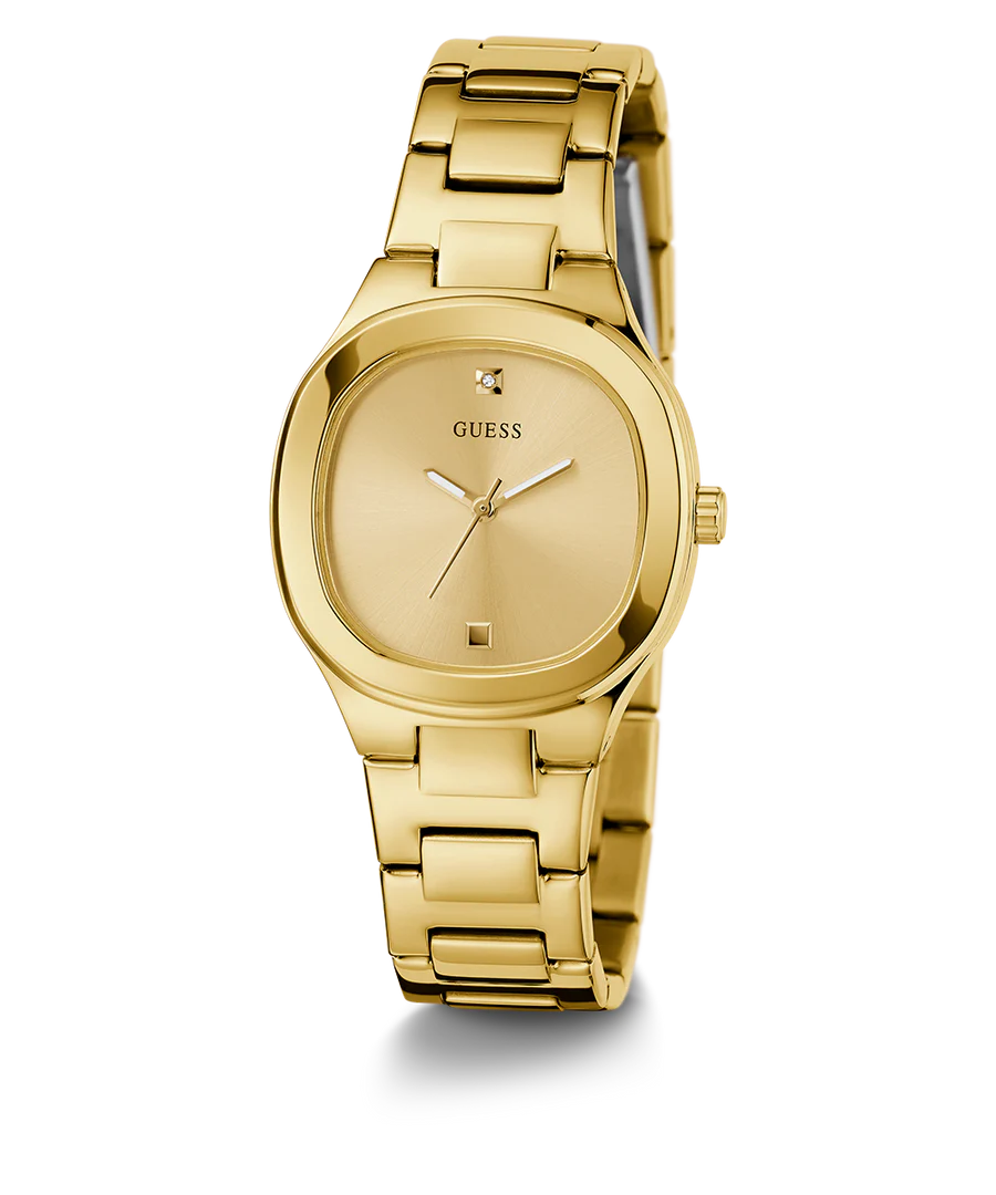 Guess GW0615L2 Gold Tone Analog Watch Montres Big Time Watches