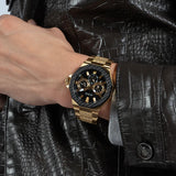 Guess • GW0636G2 • Gold Tone 2-Tone Multi-function Men's Watch