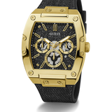 Guess • GW0786G1 • Black Gold Tone Multi-function Watch