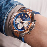 Guess • GW0791G2 • Blue Two-Tone Analog Watch