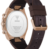 Guess • GW0791G4 • Equity Brown Coffee Multi-function Watch