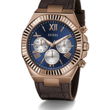 Guess • GW0791G4 • Equity Brown Coffee Multi-function Watch
