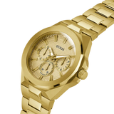 Guess • GW0798G2 • Gold Tone Multi-function Watch