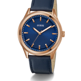 Guess • GW0846G2 • Navy Rose Gold Tone Analog Men's Watch