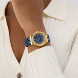 Guess • GW0872L4 • Blue Gold Tone Analog Women's Watch