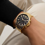 Guess • GW0900G3 • Gold Tone Multi-function Men's Watch