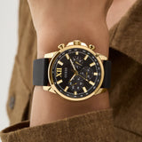 Guess • GW0913G2 • Black Gold Tone Multi-function Men's Watch