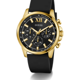 Guess • GW0913G2 • Black Gold Tone Multi-function Men's Watch