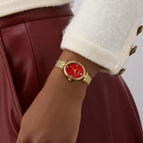 Guess • GW0935L4 • Ruby Gold Tone Analog Women's Watch