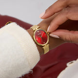 Guess • GW0935L4 • Ruby Gold Tone Analog Women's Watch