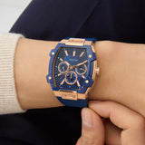 Guess • GW0956G4 • Blue Rose Gold Multi-function Men's Watch