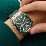 Guess • GW0956G6 • Green Rose Gold Tone Multi-function Men's Watch