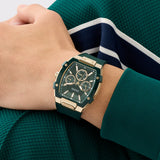 Guess • GW0956G6 • Green Rose Gold Tone Multi-function Men's Watch