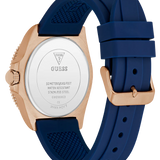 Guess • GW0969G3 • Blue Rose Gold Tone Analog Men's Watch