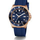 Guess • GW0969G3 • Blue Rose Gold Tone Analog Men's Watch
