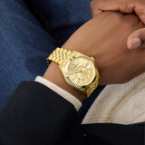 Guess • GW0977G2 • Jaden Gold Tone Multi-function Date Men's Watch