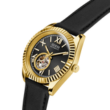 Guess • GW0985G2 • Black Gold Tone Automatic Men's Watch