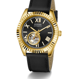 Guess • GW0985G2 • Black Gold Tone Automatic Men's Watch