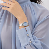 Guess • GW1010L1 • Silver Tone Multi-function Women's Watch with Swarovski ReCreated™ crystals