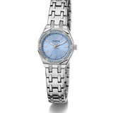 Guess • GW1010L1 • Silver Tone Multi-function Women's Watch with Swarovski ReCreated™ crystals