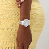 Guess • GW1037L1 • Victoria Silver Tone Analog Women's Watch