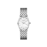 Rosefield- OWGSS-OV03- Montre Femme Ovale Argent Perle