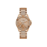 Guess - U1156L3 -Rhinestone Rose Gold-Tone Multifunction Watch