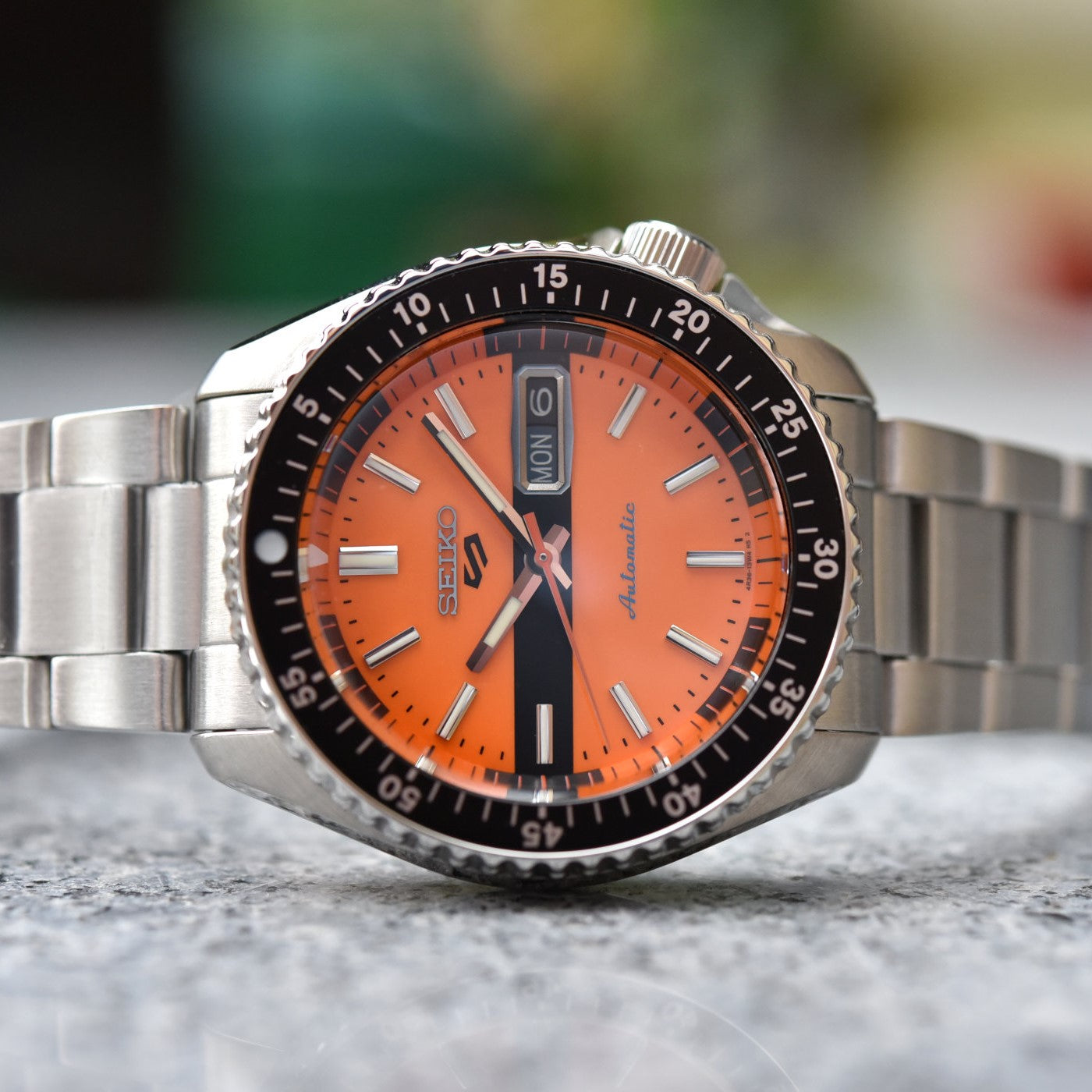 Seiko 5 clearance orange dial