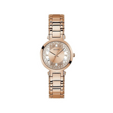 Guess - GW0470L3-Boîtier en or rose Montre en acier inoxydable or rose