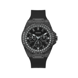 Guess • GW0208G5 • Montre sport avec bracelet en silicone noir 