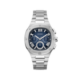 Guess - GW0572G1-Montre multifonction argentée et bleue